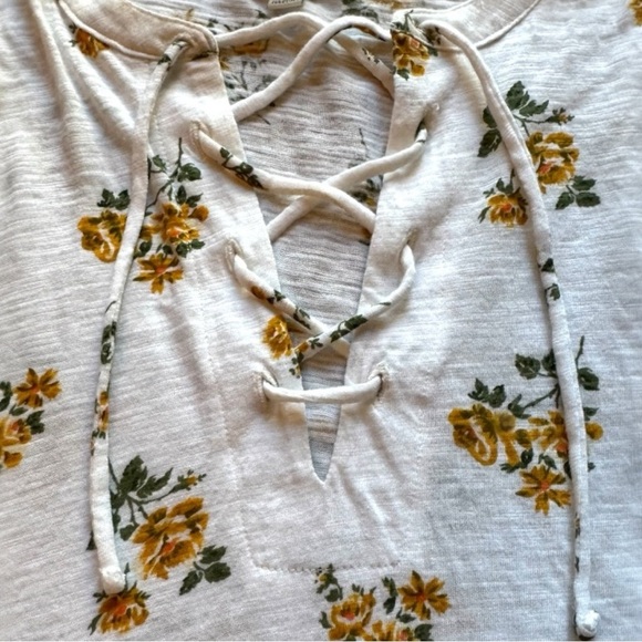 LUCKY BRAND Sleeveless Peplum Floral Tank Top – Size Small - Picture 10 of 16